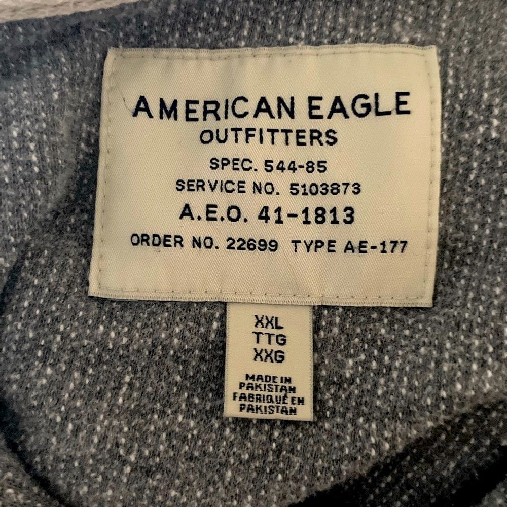 American Eagle Outfitters Hoodie Sweatshirt Men’s Size 2X - Picture 5 of 9